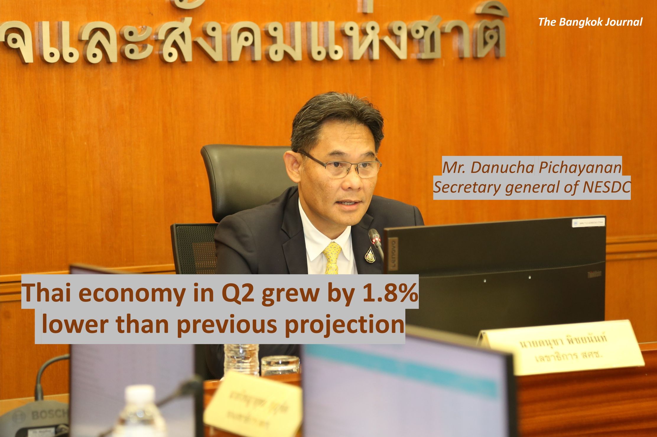 Thai economy in Q2 grew by 1.8%