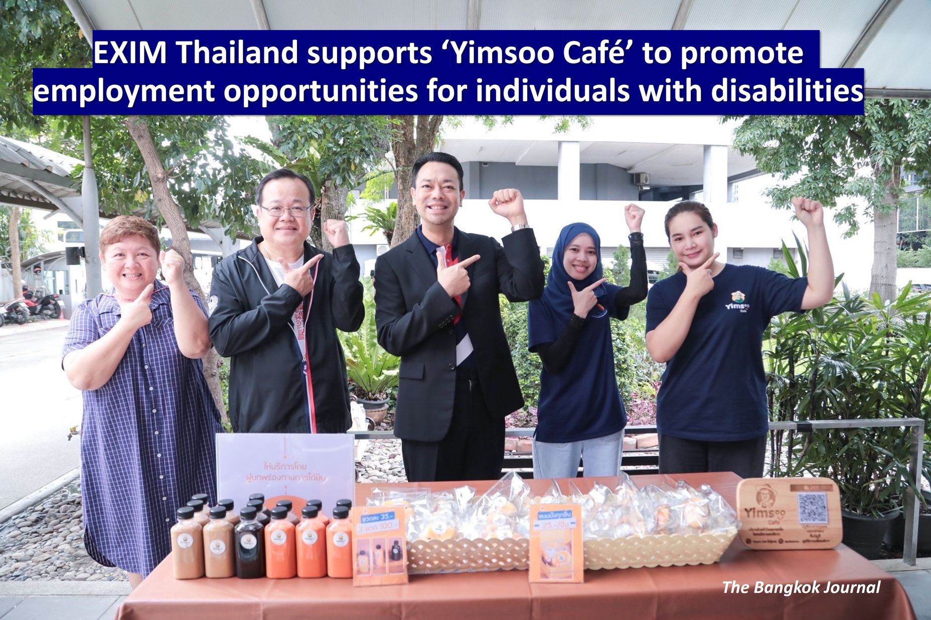 EXIM Thailand supports ‘Yimsoo Café’