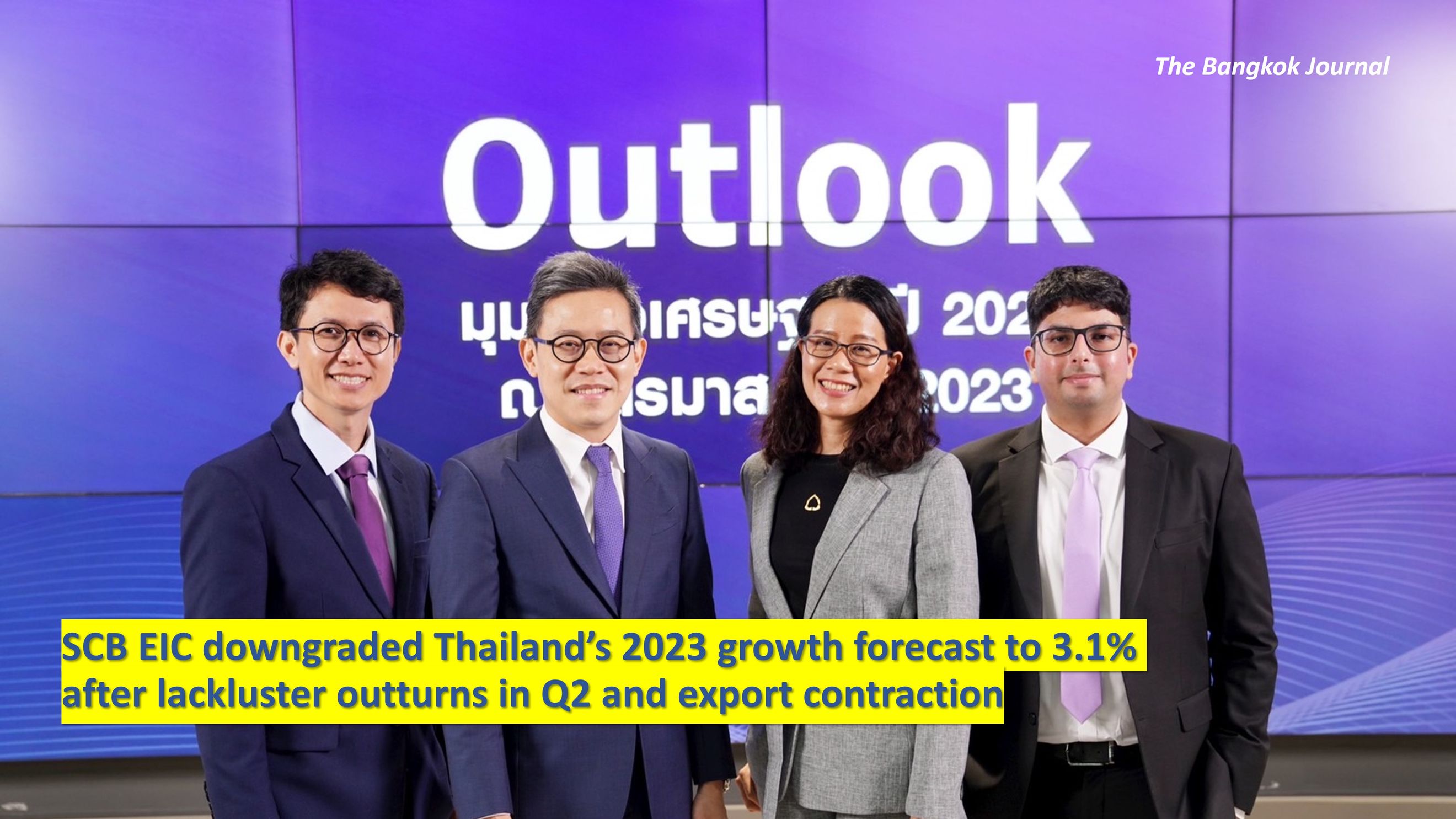 SCB EIC downgraded Thailand’s 2023