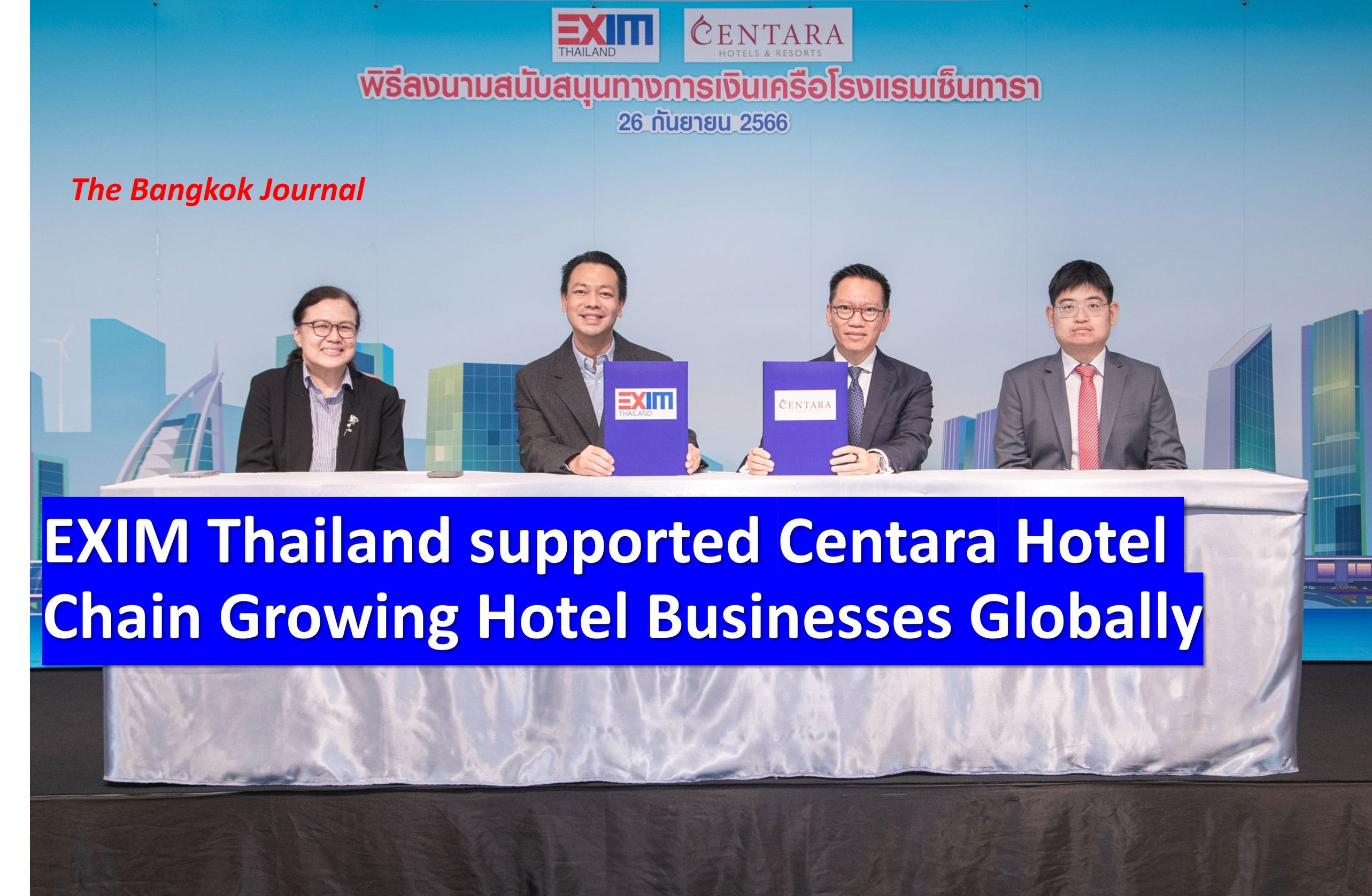 EXIM Thailand supported Centara Hotel