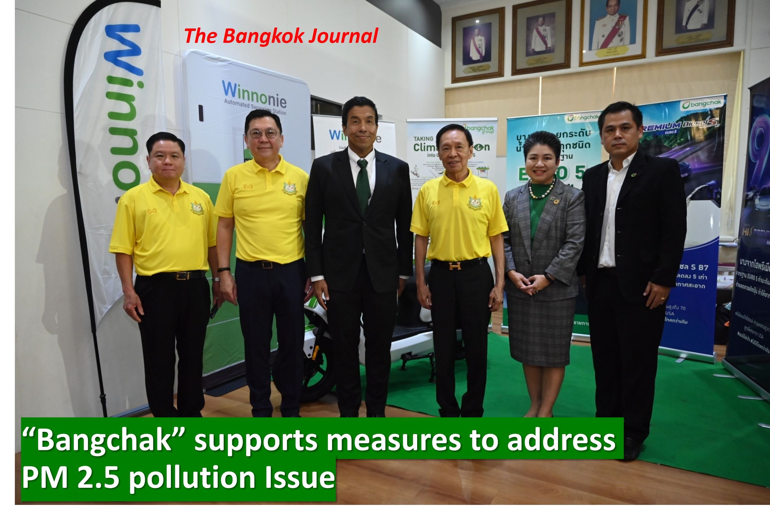 Bangchak supports measures to address PM 2.5 pollution Issue