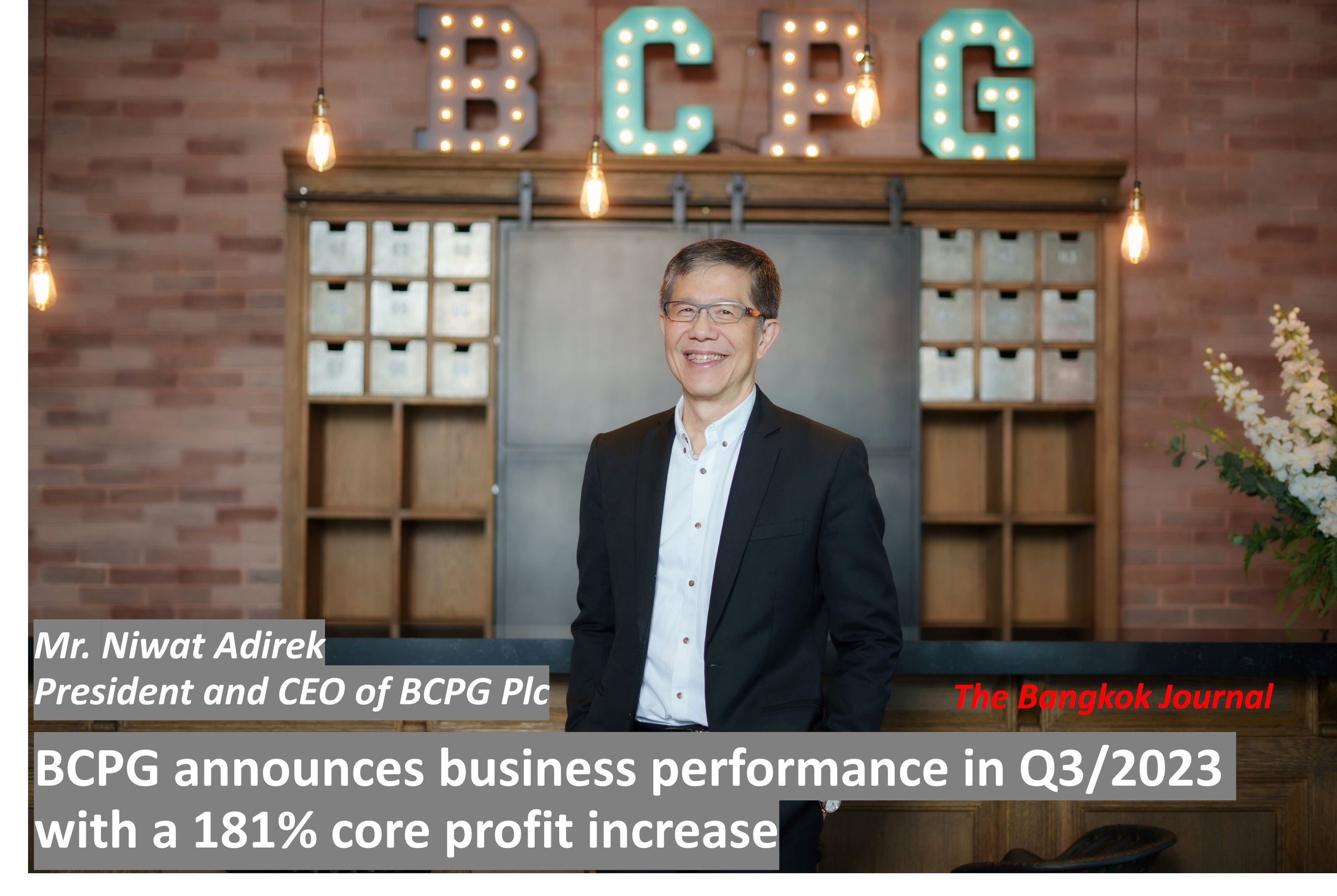 BCPG announces business performance in Q3/2023