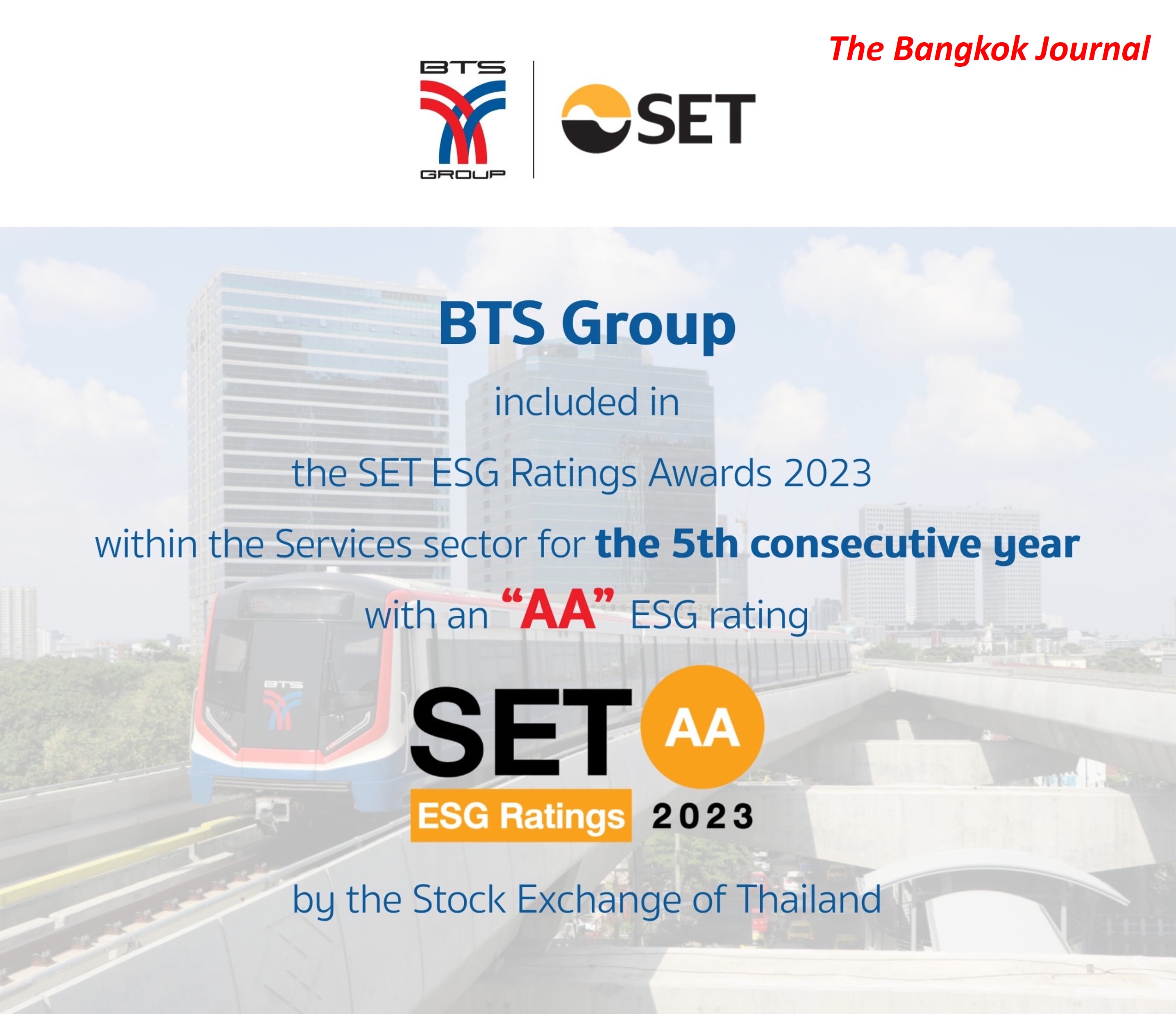 BTS Group Holdings PCL has been listed in the SET