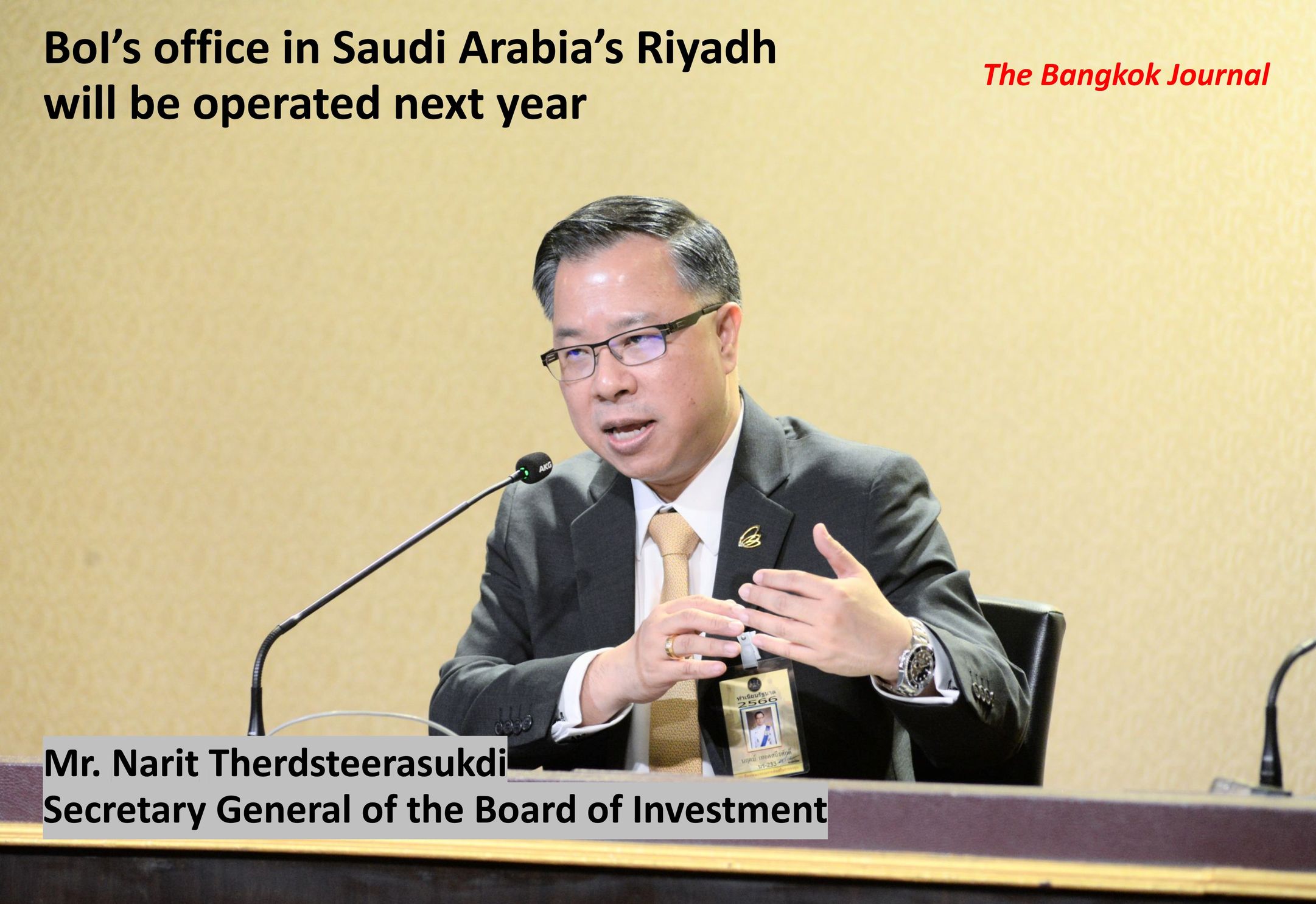 BoI’s office in Saudi Arabia’s Riyadh will be operated next year