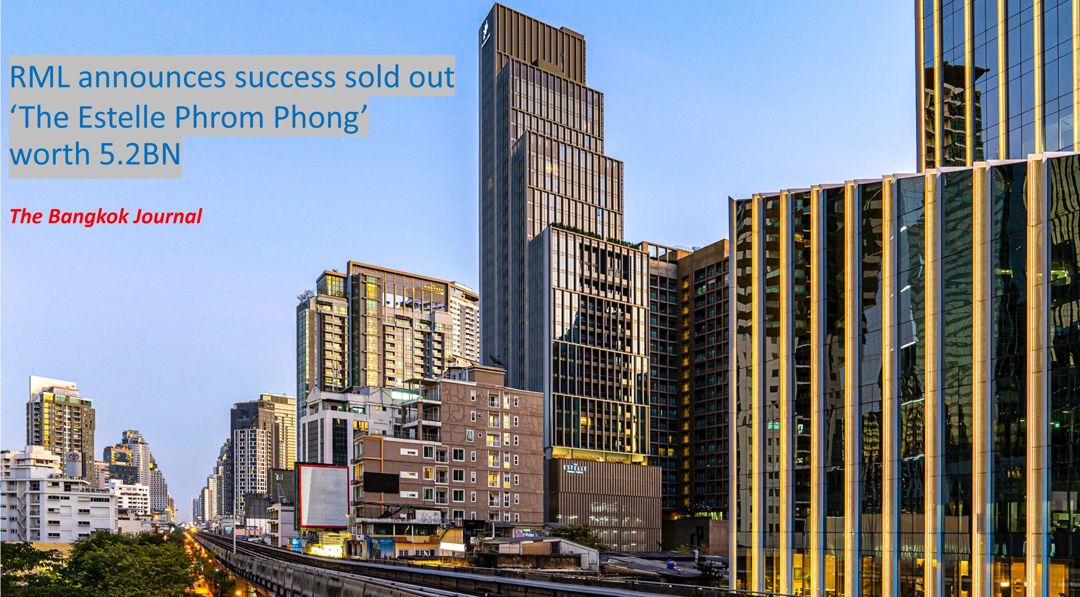 RML announces success sold out ‘The Estelle Phrom Phong’