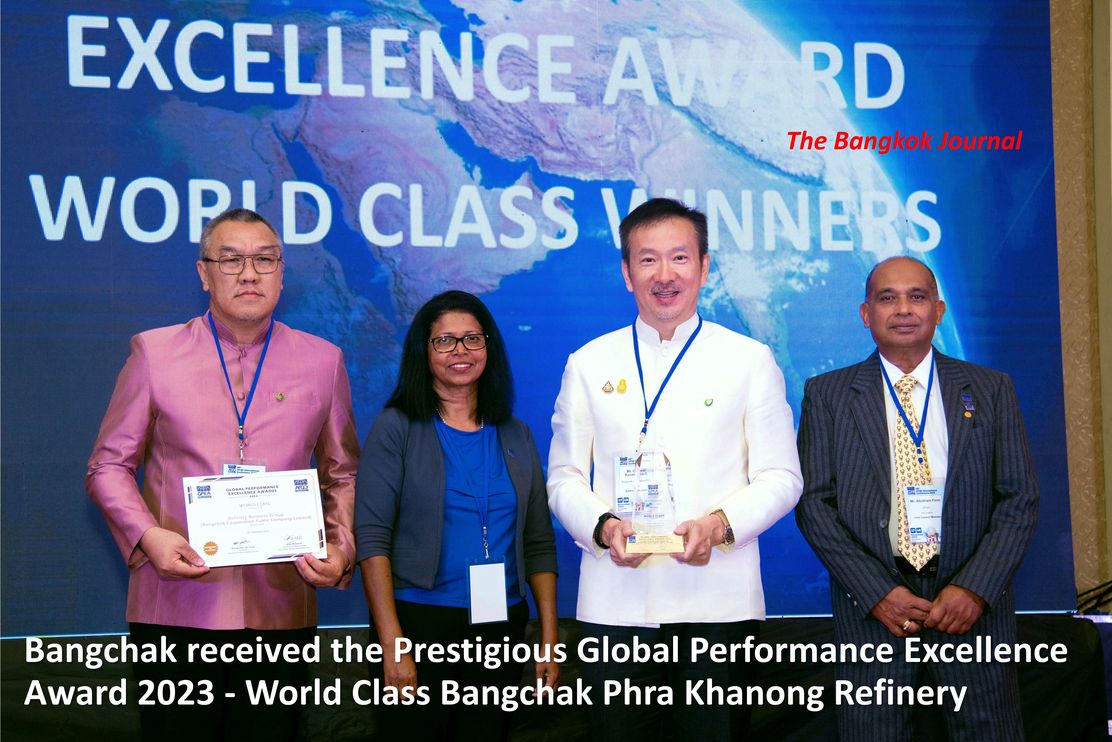 Bangchak received the Prestigious Global Performance Excellence Award 2023