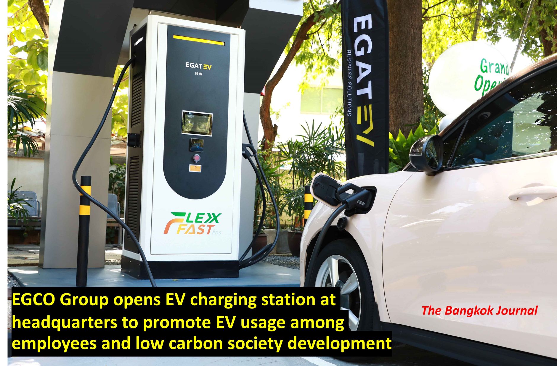 EGCO Group opens EV charging station