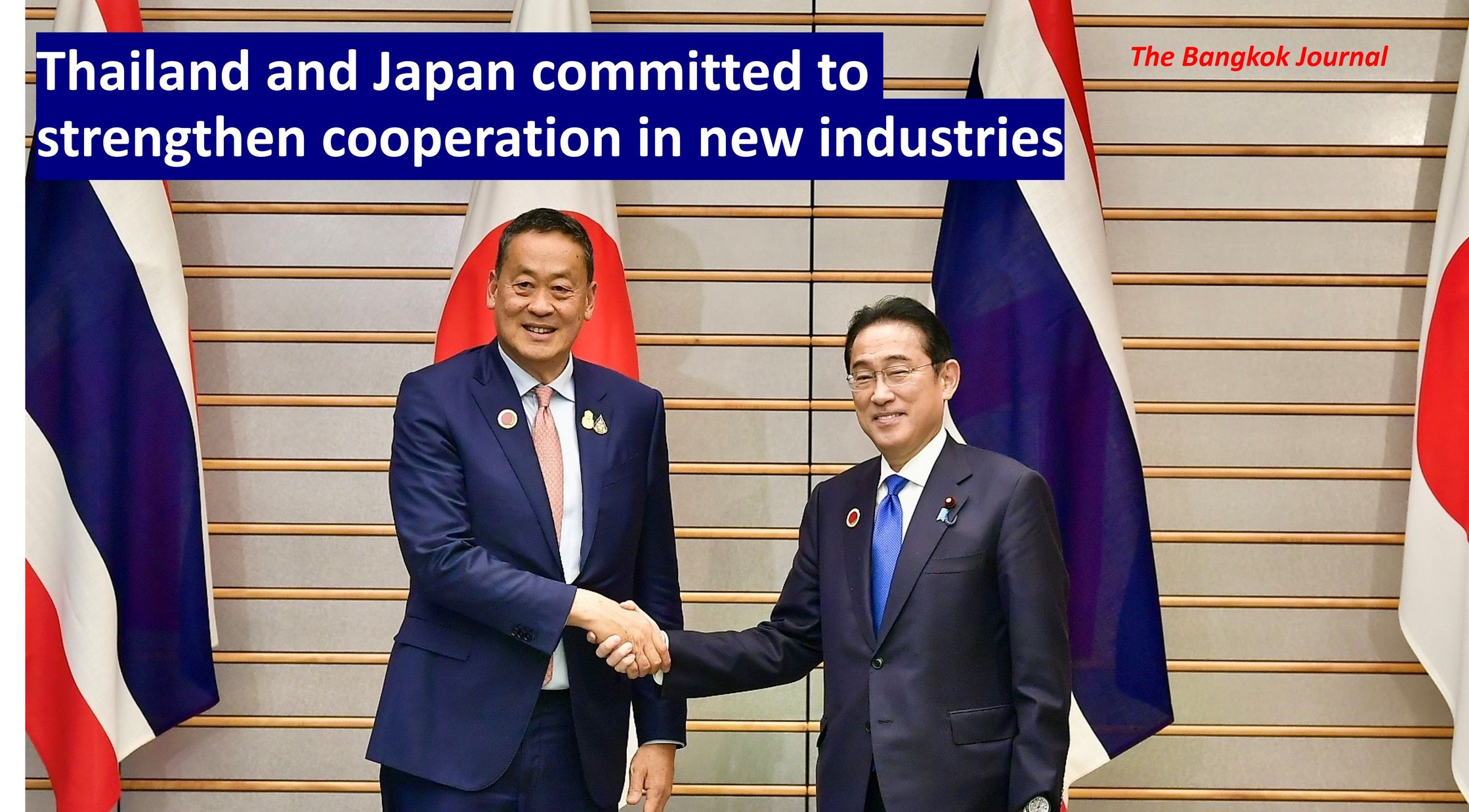 Thailand and Japan committed to strengthen cooperation in new industries