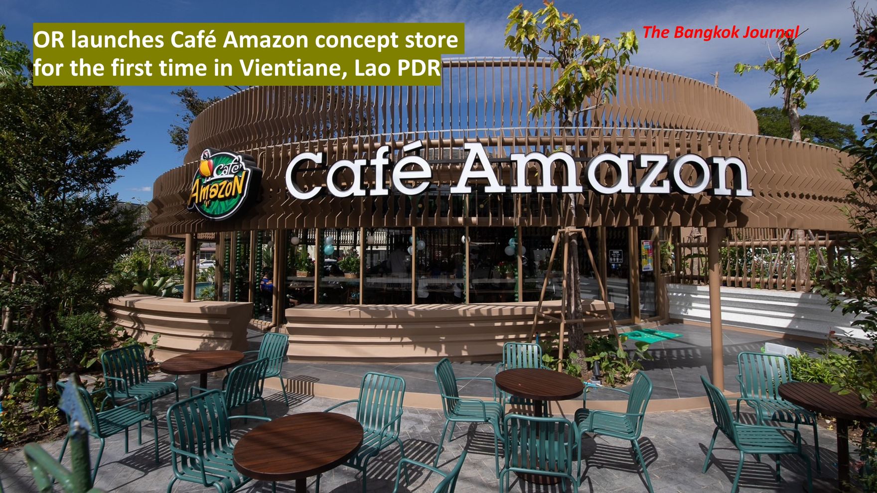 OR launches Café Amazon concept store for the first time in Vientiane, Lao PDR