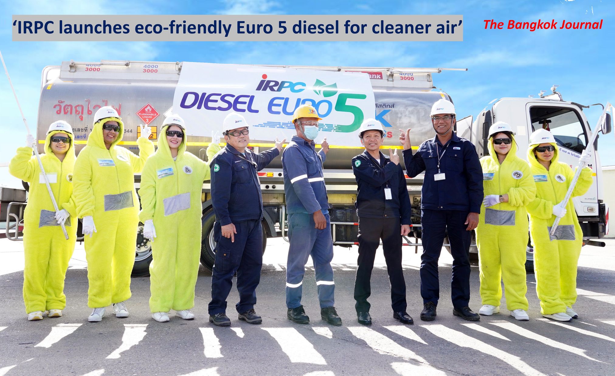 IRPC launches eco-friendly Euro 5 diesel for cleaner air