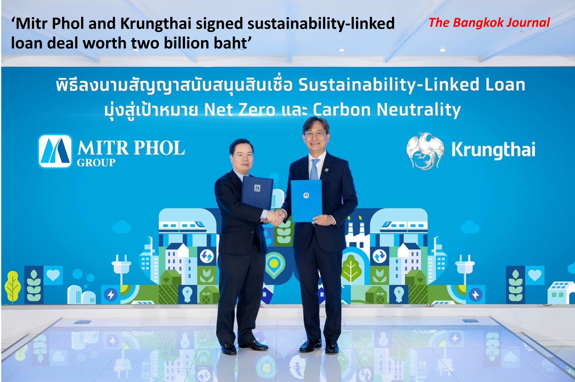 Mitr Phol and Krungthai signed sustainability-linked loan