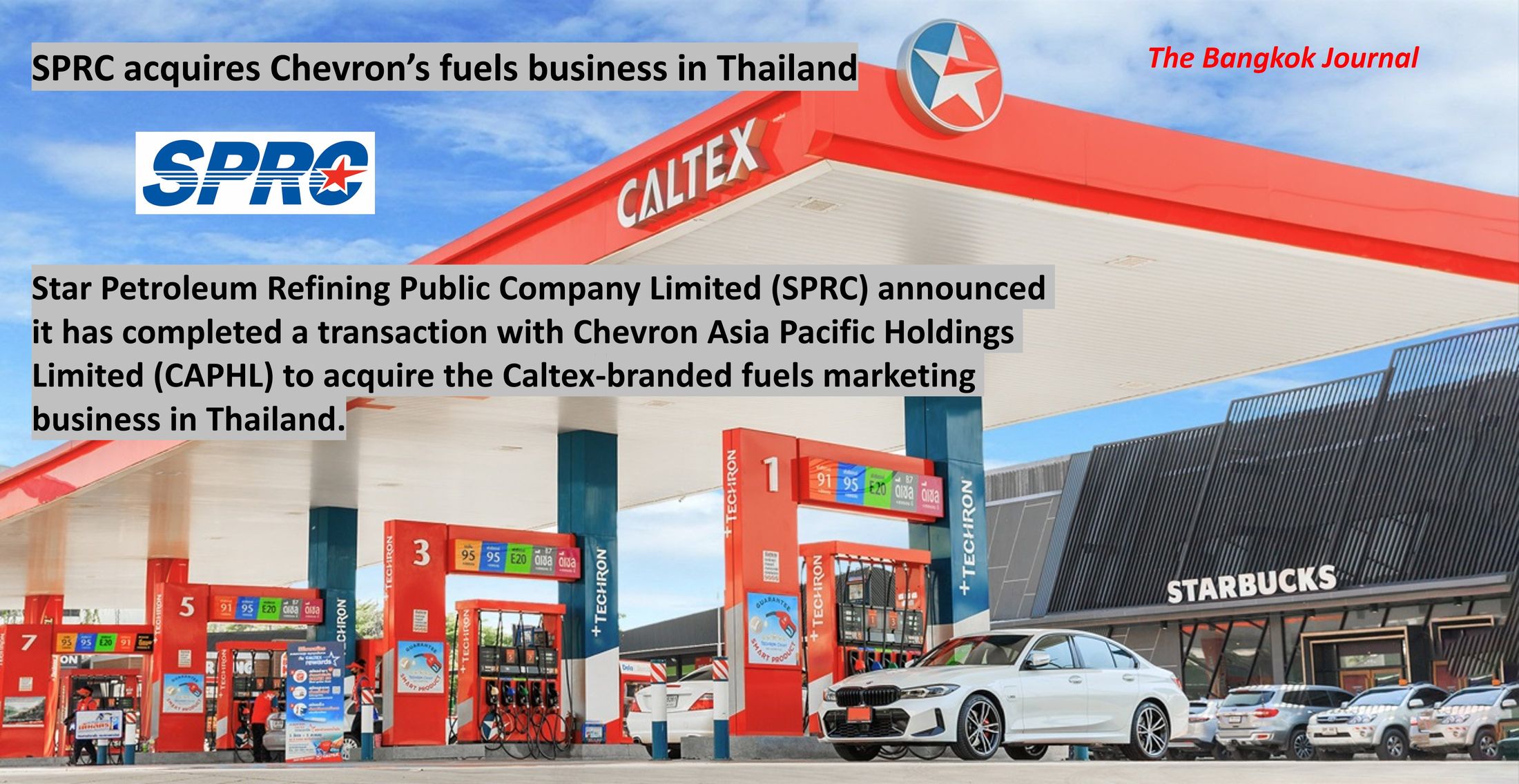 SPRC acquires Chevron’s fuels business in Thailand