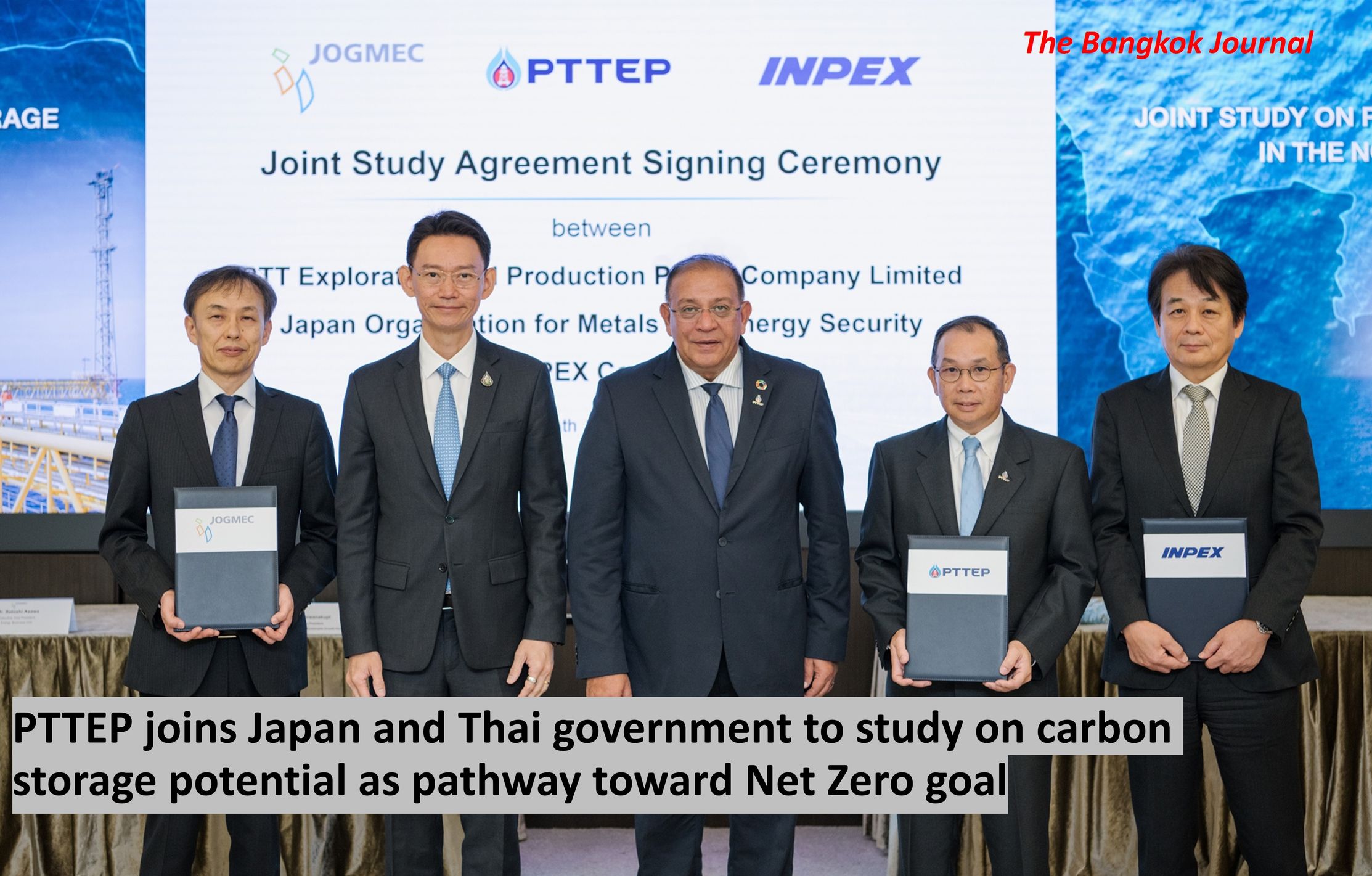 PTTEP joins Japan and Thai government to study on carbon storage potential as pathway toward Net Zero goal