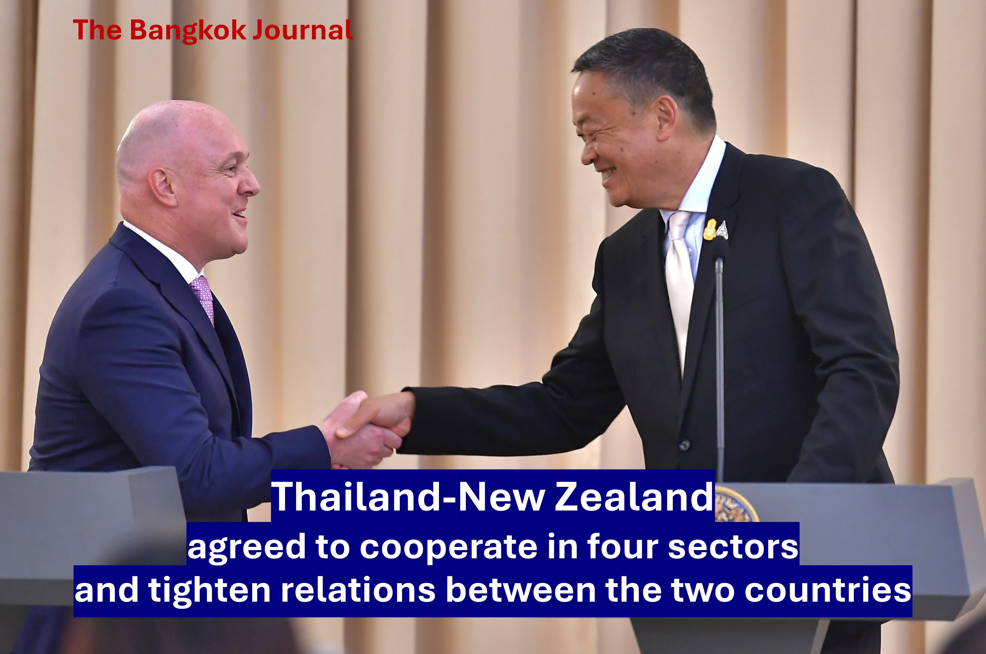 Thailand-New Zealand relations/Official visit of PM’s New Zealand