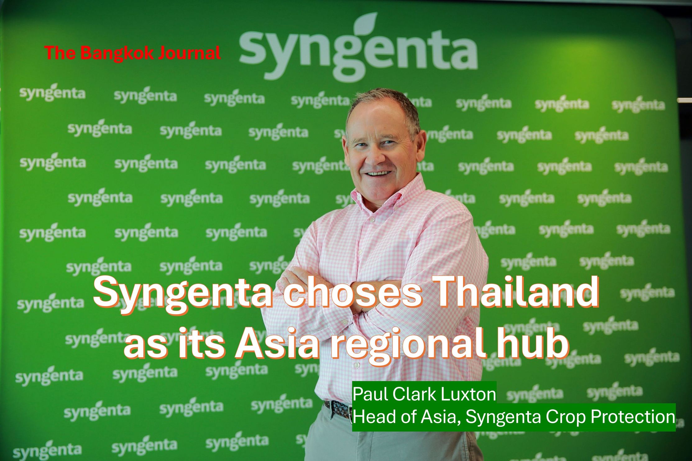 Investment/ Syngenta's Asia hub opening