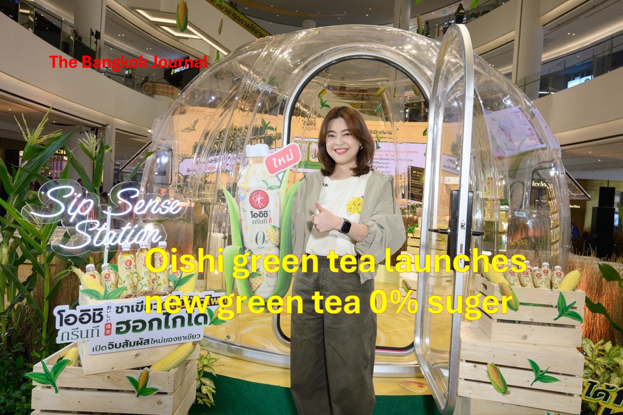 Green tea drink/Oishi Green Tea